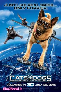 دانلود فیلم سگ ها و گربه ها علیه کیتی گالور Cats & Dogs: The Revenge of Kitty Galore 2010 با دوبله فارسی