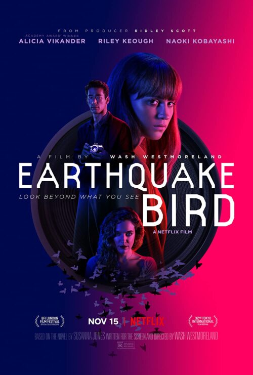 دانلود فیلم پرنده زلزله Earthquake Bird 2019 زیرنویس فارسی چسبیده