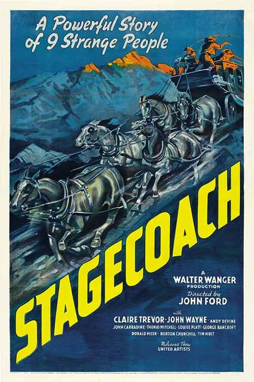 دانلود فیلم دلیجان Stagecoach 1939 زیرنویس فارسی چسبیده