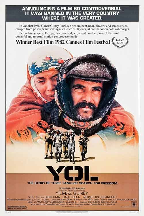 دانلود فیلم راه yol 1982 زیرنویس فارسی چسبیده