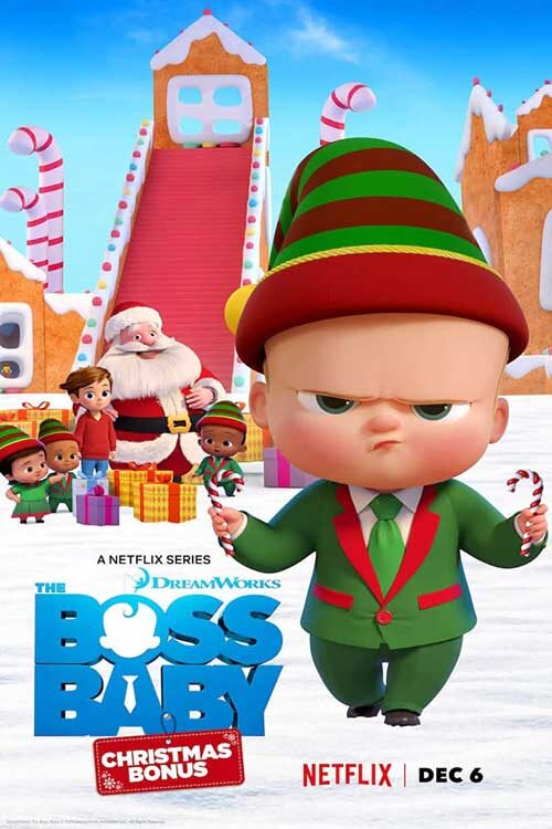 دانلود انیمیشن بچه رئیس هدیه کریسمس 2022 The Boss Baby Christmas Bonus