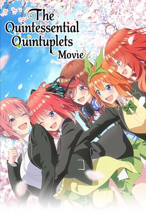 دانلود انیمیشن پنج قلوهای باکلاس The Quintessential Quintuplets Movie 2022 زیرنویس فارسی چسبیده