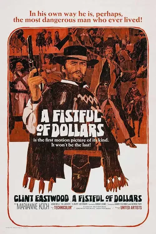 دانلود فیلم به خاطر یک مشت دلار A Fistful of Dollars 1964 زیرنویس فارسی چسبیده