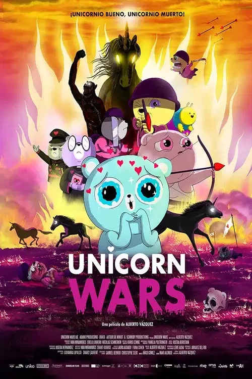 دانلود انیمیشن جنگ های تک شاخ Unicorn Wars 2022 دوبله فارسی